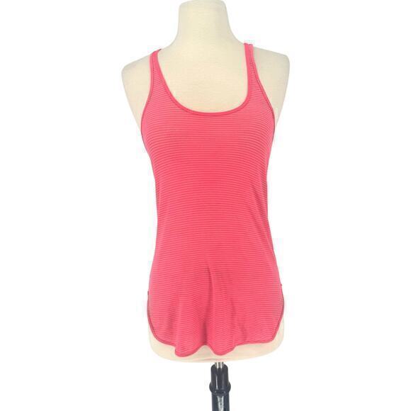 lululemon athletica Tops - Lululemon athletica pink striped tank top small